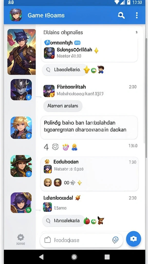 9et - Menggambarkan momen seru saat bermain bersama teman.