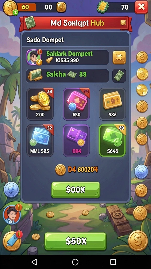 qqnusa - Tampilan menarik dari antarmuka permainan QQNUSA.