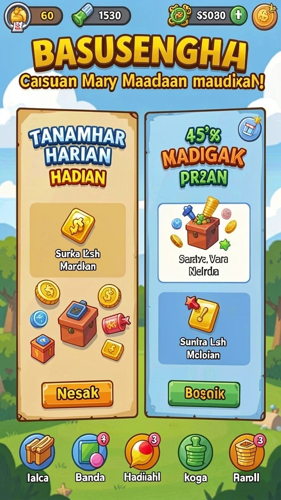 rp888 - Tampilan menu utama RP888 yang menarik.